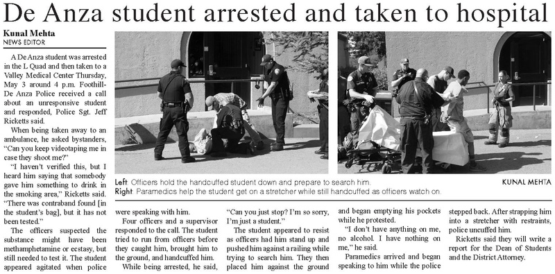 File:De Anza student arrested and taken to hospital.pdf